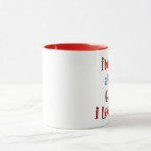 Crazy über Gott Tasse (Zentrum)