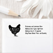 Crazy über Hühner Niedlich Hen Graphic (Insitu)