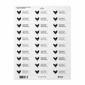 Crazy über Hühner Niedlich Hen Graphic (Vorne)