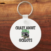 Crazy über Ocelots Schlüsselanhänger (Vorderseite)