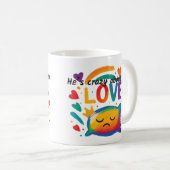 Crazy über sie kaffeetasse (VorderseiteRechts)