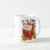 Crazy über Slots Kaffeetasse (VorderseiteRechts)