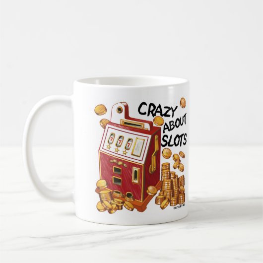 Crazy über Slots Kaffeetasse (Links)