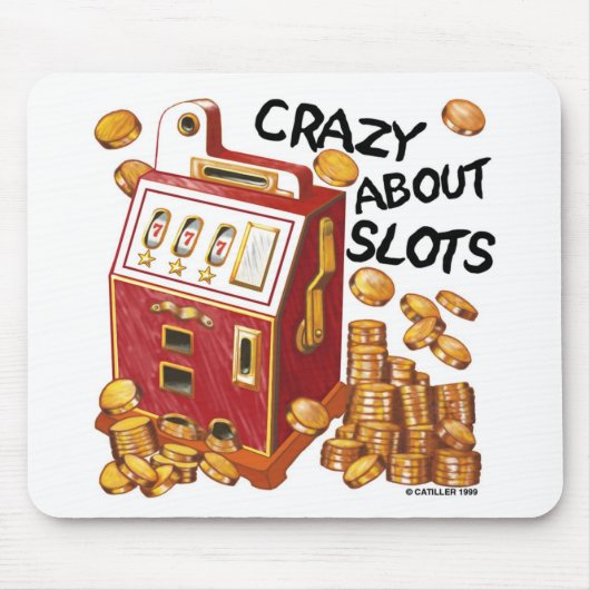 Crazy über Slots Mousepad (Vorne)