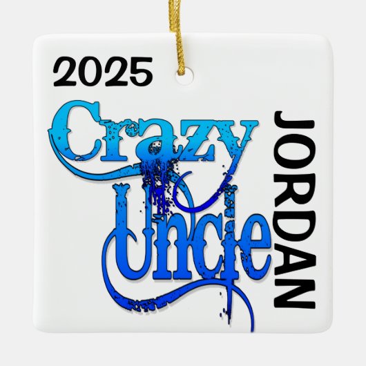 Crazy Uncle CUSTOM Keramikornament (Vorderseite)