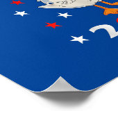 Crazy Uncle Trump Duck 2020 Geschenk Funny Poster (Ecke)