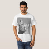 Crazy und Adorable Kitty T-Shirt (Vorne ganz)