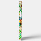 Crazy verbrannte bunt Textur, abstrakte Quadrate Case-Mate iPhone Hülle (Rückseite / Rechts)