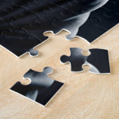 Crazy verrückter Professor mit Bart Puzzle (Seite)