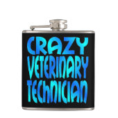 Crazy Veterinär Flachmann (Vorderseite)