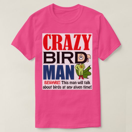 Crazy Vogel T-Shirt (Design vorne)