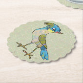 Crazy Vogel  Untersetzer (angewinkelt)