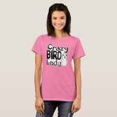 Crazy-Vogelfrau T-Shirt (Vorne ganz)
