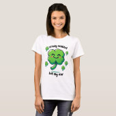 Crazy Wabbit mein Ohrklee-Design T-Shirt (Vorne ganz)