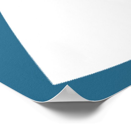 Crazy Walking Elephants Coral Zickzack Muster Poster (Ecke)