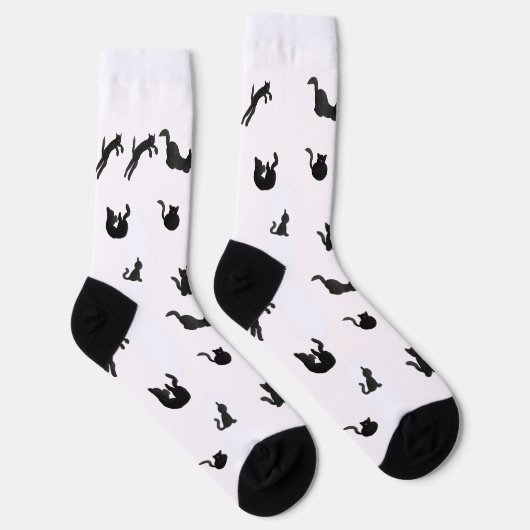 crazy watercolor cat socks socken (Rechts)