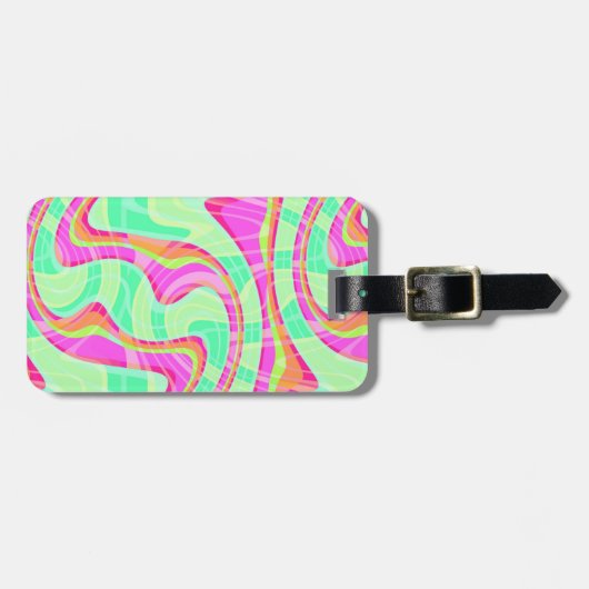 Crazy Waves Gepäckanhänger (Vorderseite horizontal)