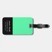 Crazy Waves Gepäckanhänger (Rückseite horizontal)