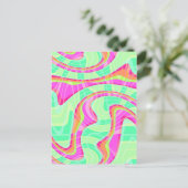 Crazy Waves Postkarte (Stehend Vorderseite)