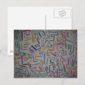 Crazy Way Postkarte (Vorne/Hinten)
