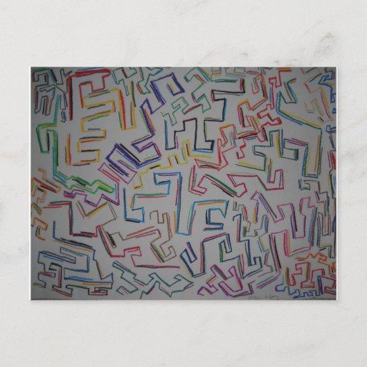 Crazy Way Postkarte (Vorderseite)