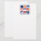 Crazy wegen ihrer Katzen! Briefpapier (Vorne/Hinten)