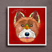 Crazy West Highland White Terrier Poster