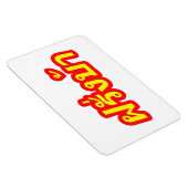 Crazy Westerner ♦ Farang Ba in thailändischer Spra Magnet (Rechte Seite)