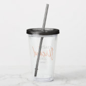 Crazy, Wicked-Liebe Acrylic Tumbler Acryltrinkbecher (Rückseite)