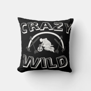 Crazy & Wild Arrow Hammer Motorrad Biker Kissen