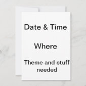 Crazy Wild Bird Party Einladung (Rückseite)