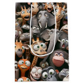 Crazy Wildlife Group Mittlere Geschenktüte (Rückseite)