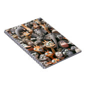 Crazy Wildlife Group Notizblock (Rechte Seite)