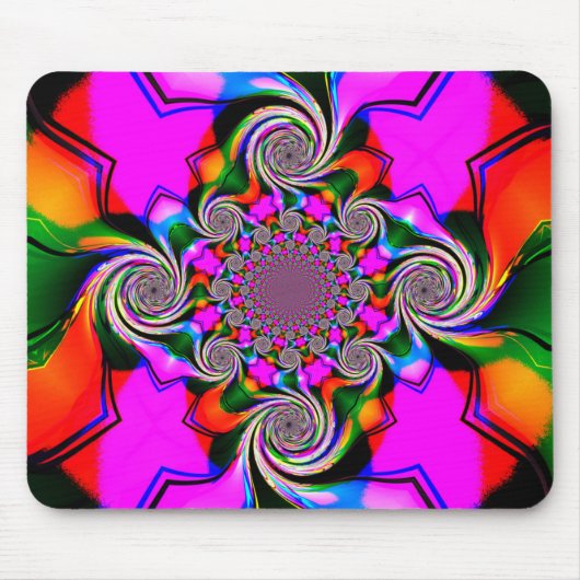 Crazy Wirbel Mousepad (Vorne)
