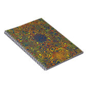 Crazy Wirbel Spiral Notebook, abstraktes Design Notizblock (Rechte Seite)