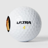 crazy woman golfball (Logo)
