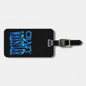 Crazy Wrestler Gepäckanhänger (Vorderseite horizontal)