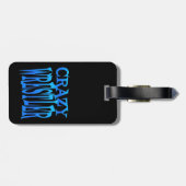 Crazy Wrestler Gepäckanhänger (Rückseite horizontal)