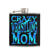 Crazy Wrestling Mama Flachmann (Vorderseite)