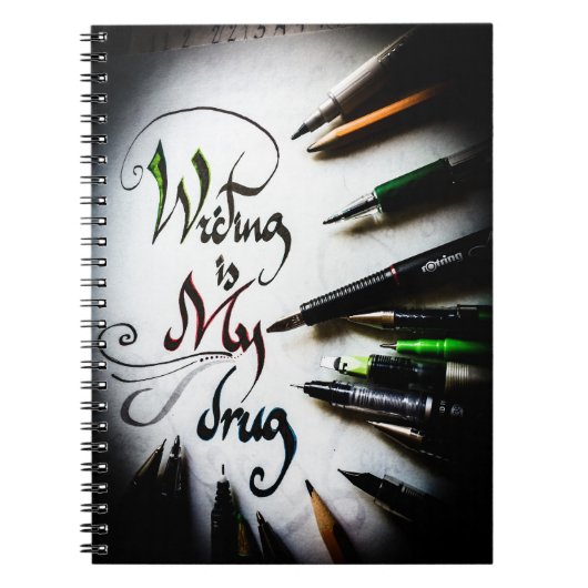 Crazy Writer Manifesto Notizblock (Vorderseite)