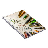 Crazy Writer manifesto Stifte und Stifte Notizblock (Rechte Seite)