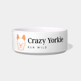 Crazy Yorkie Bowl Napf