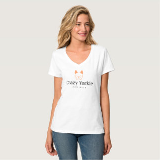 Crazy Yorkie Premium Women's Bella Leinwand T - Sh T-Shirt