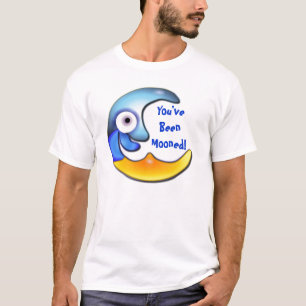 Crazy "You've be Mooned" Cartoon T - Shirt