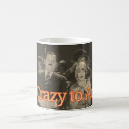 Crazy zum Handeln Kaffeetasse (Mittel)