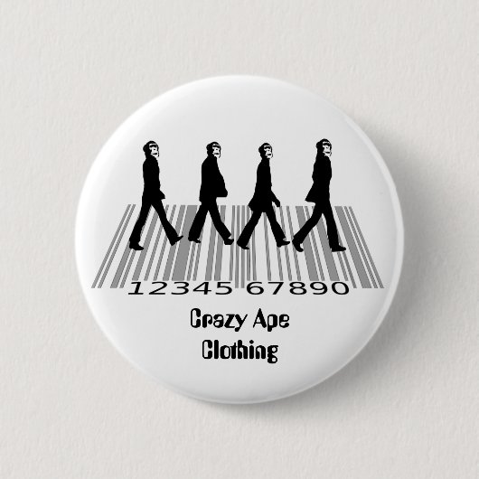 crazyapecommercialroad, button (Vorderseite)