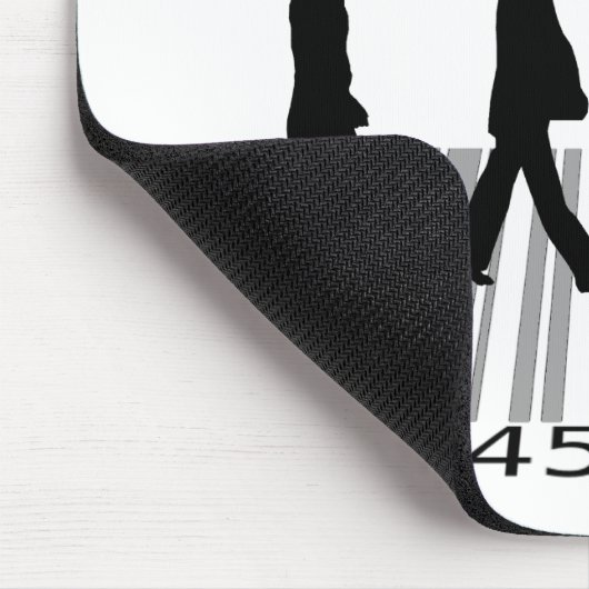 crazyapecommercialroad mousepad (Ecke)