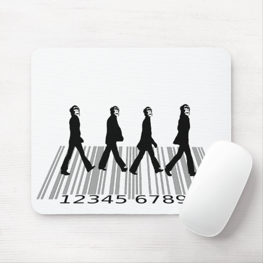 crazyapecommercialroad mousepad (Mit Mouse)