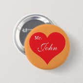 Crazydeal p532 Herzkundenspezifischer runder Button (Vorne & Hinten)