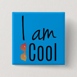 Crazydeal p592 bin ich cooler quadratischer button